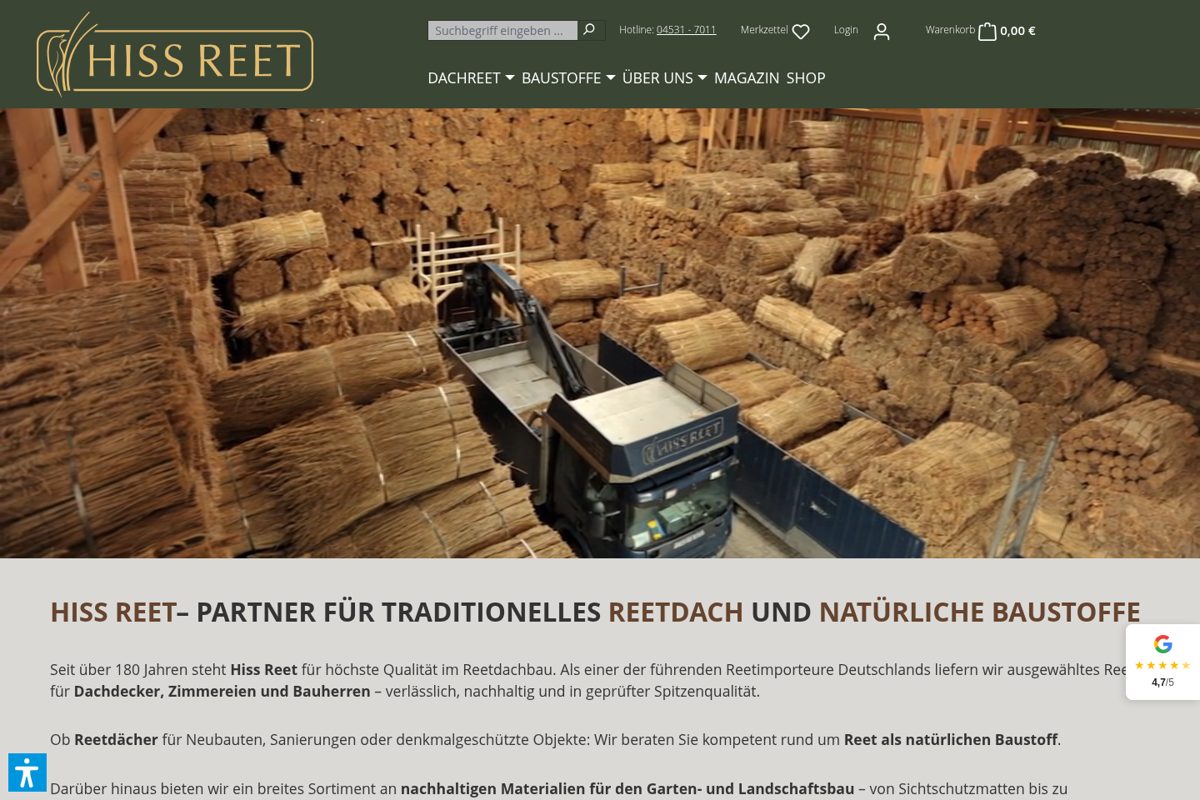 Hiss Reet – Website