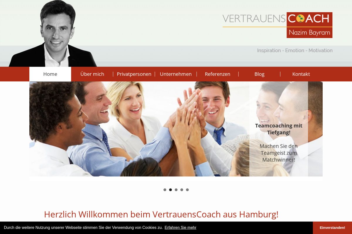 Vertrauenscoach - Nazim Bayram – Website