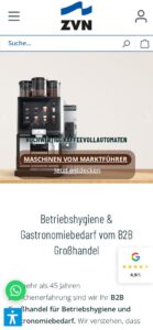 ZVN – mobile Ansicht