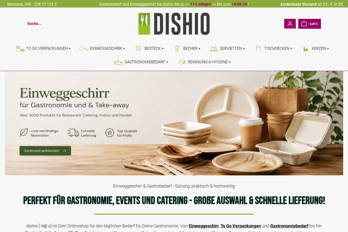 dishio – Website