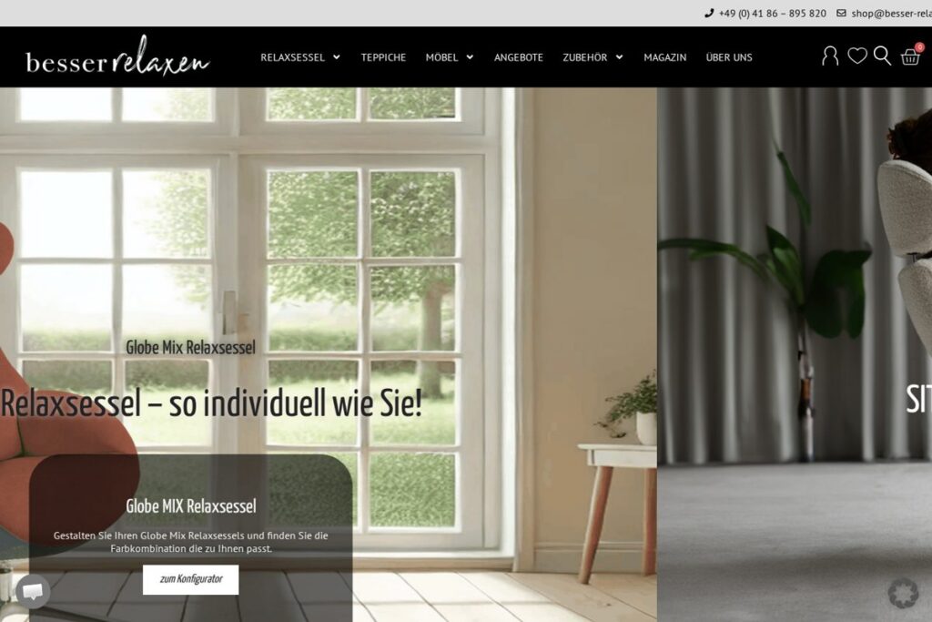 Besser Relaxen – Website