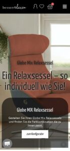 Besser Relaxen – mobile Ansicht