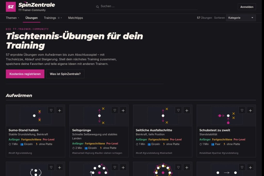 SpinZentrale – Website